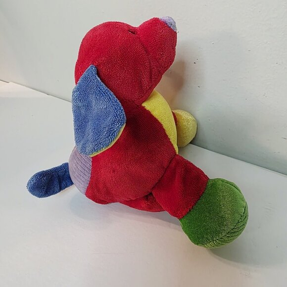 Baby Gund Tutti Frutti #58314 Multi Color Puppy Dog Plush Stuffed Toy - Picture 3 of 6